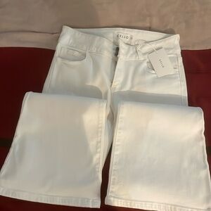 White flare jeans size 11